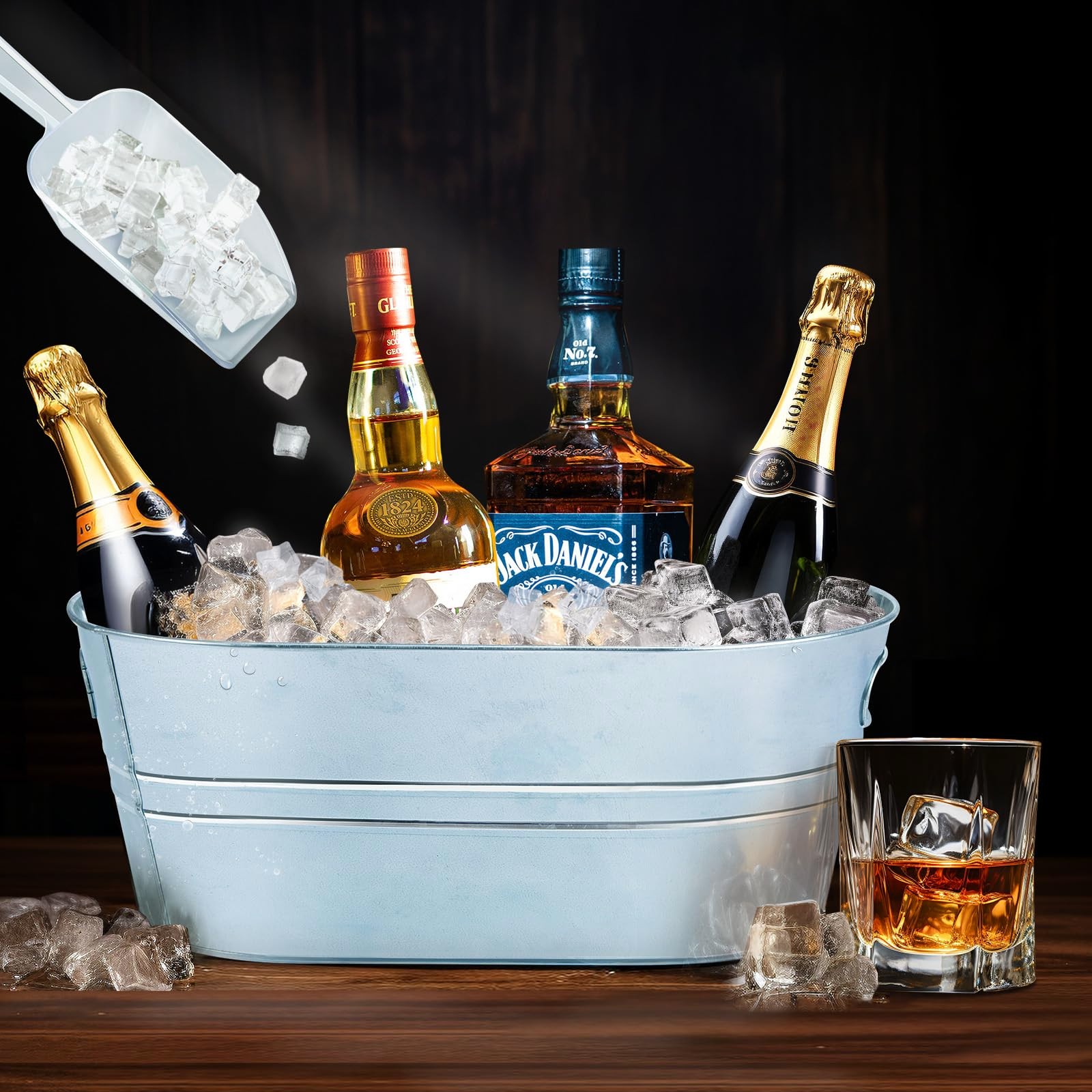 دلاء الثلج المعدنية المجلفنة ح - مراجعة Wine With Beer Cocktail وسعره